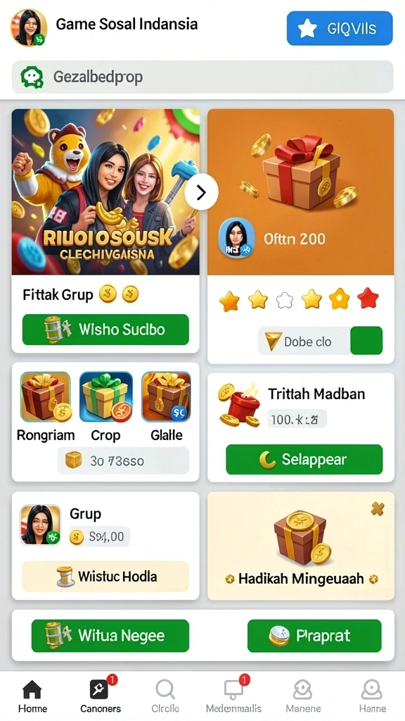 Beragam permainan kasino dan taruhan olahraga.