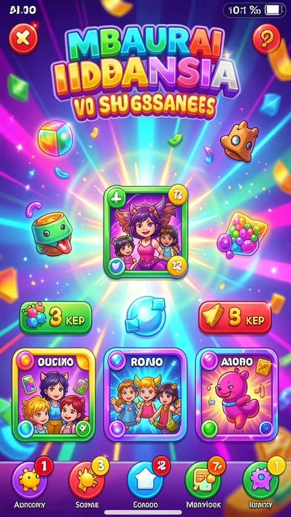 Level dan tantangan baru yang menarik setiap pembaruan.