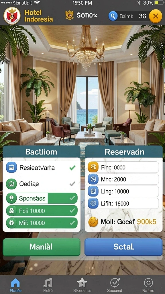 Berbagai mode permainan yang seru untuk dipilih.