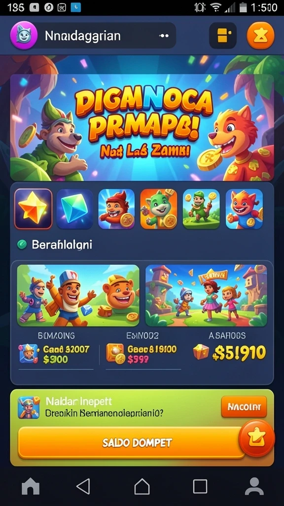 Mode permainan seru untuk semua pemain.