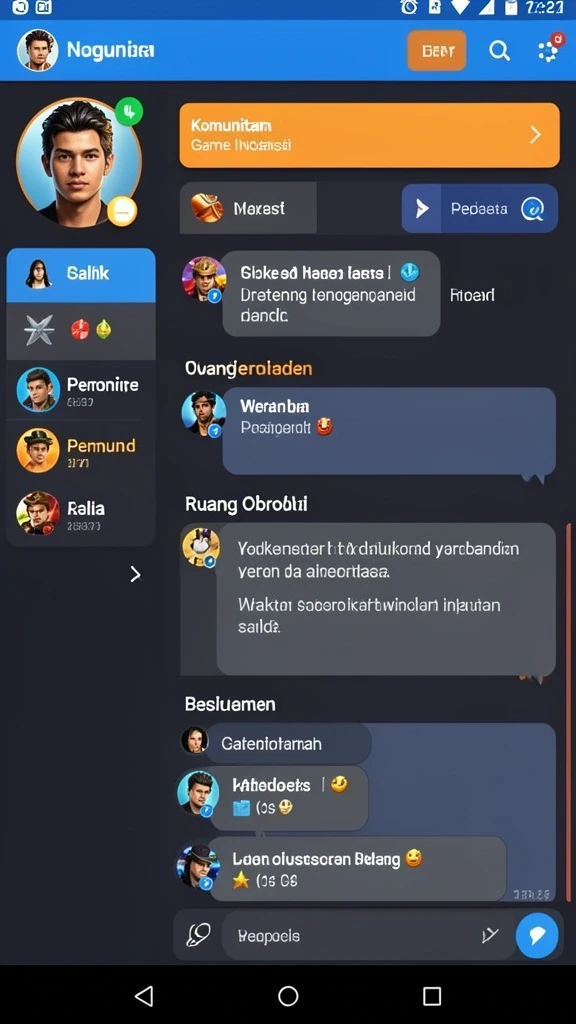 Berbagai mode permainan yang dapat dipilih.