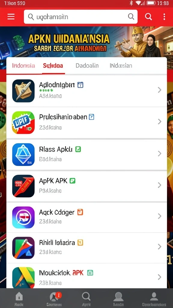 Tampilan awal yang menarik dan intuitif.