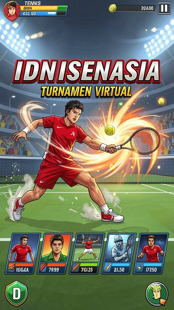 Tangkapan layar memperlihatkan grafik yang memukau.