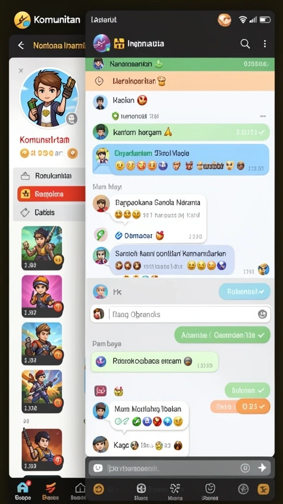 Momen seru saat menyelesaikan level dengan teman.