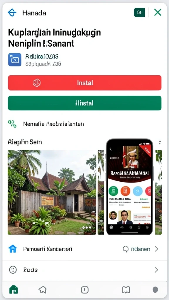Tampilan antarmuka yang sederhana dan menarik.