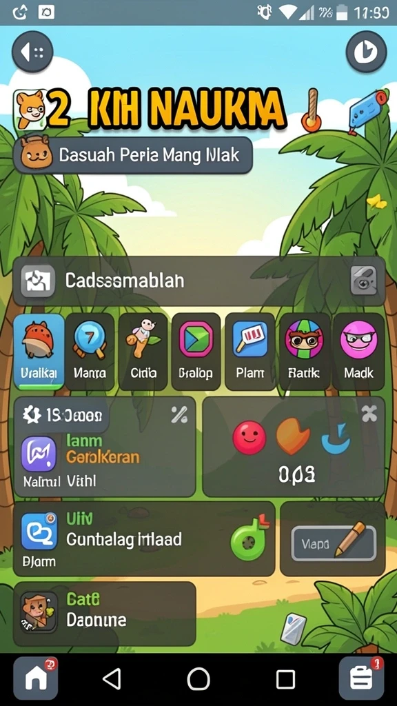 Beragam pilihan permainan yang tersedia untuk semua pemain.