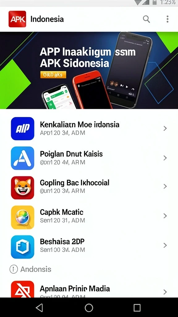 Tampilan antarmuka yang menarik dan modern.