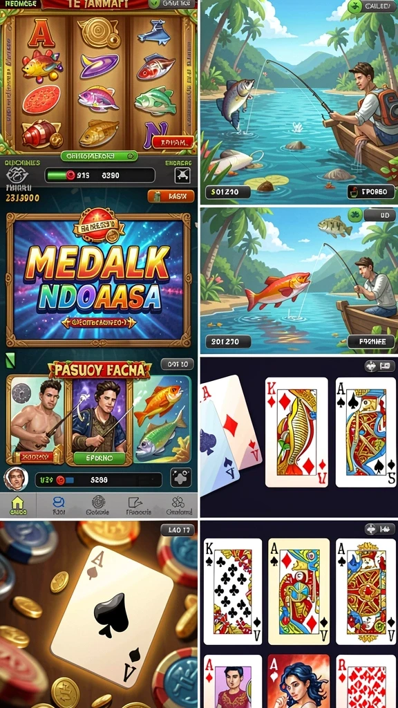 Beragam pilihan permainan judi yang seru.