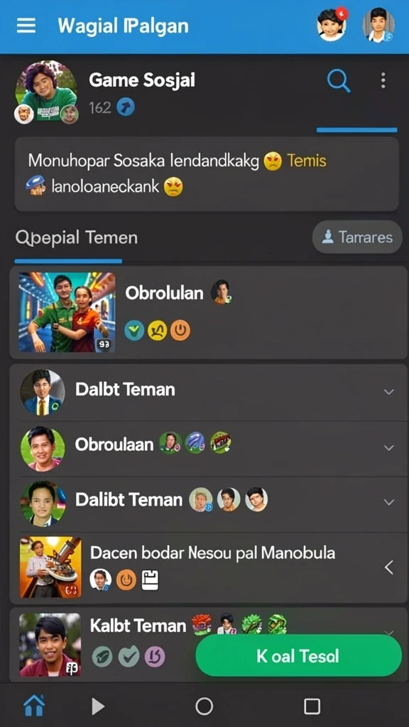 Screenshot menunjukkan tampilan awal aplikasi JEJUSLOT yang menarik.