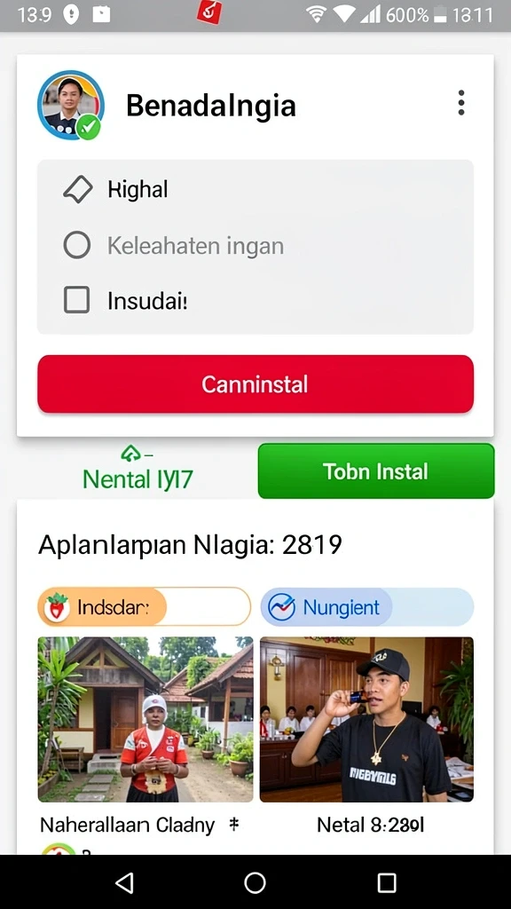 Screenshot gameplay yang menampilkan aksi seru.