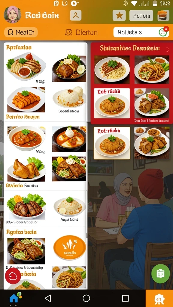 Karakter unik dengan kemampuan berbeda dalam permainan.