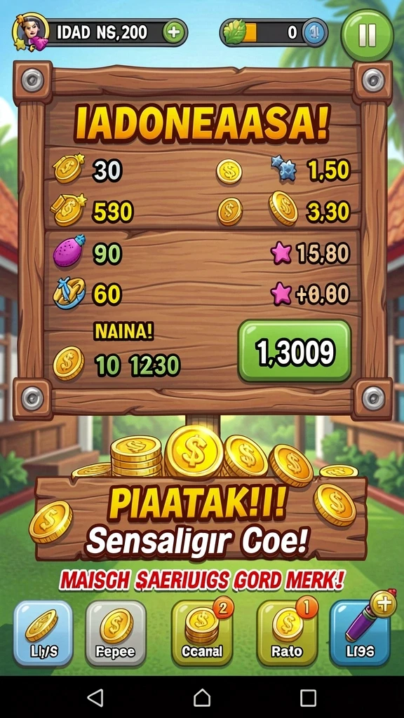 Mode permainan yang beragam dan menarik.