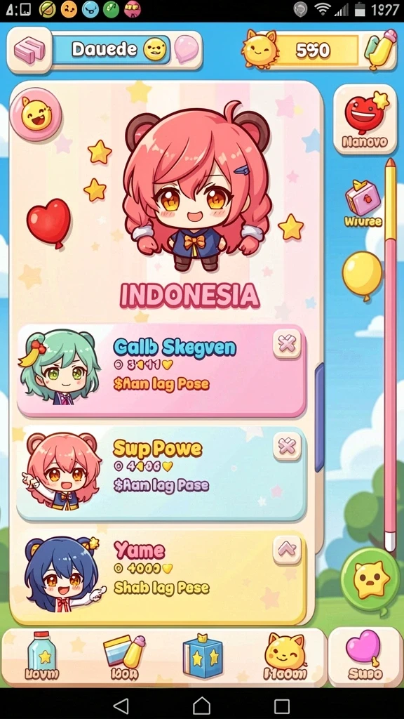 Antarmuka yang menarik dan mudah digunakan.