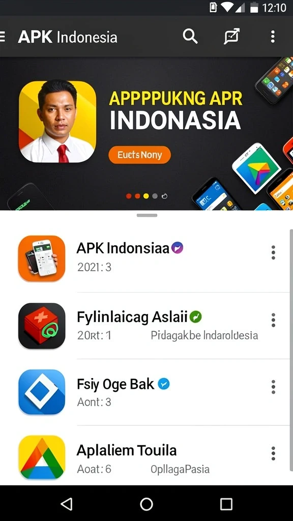 Tampilan antarmuka permainan yang menarik.