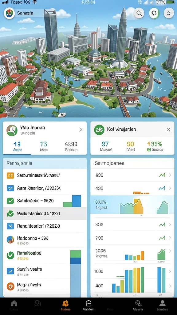 Misi yang menantang dengan banyak level.