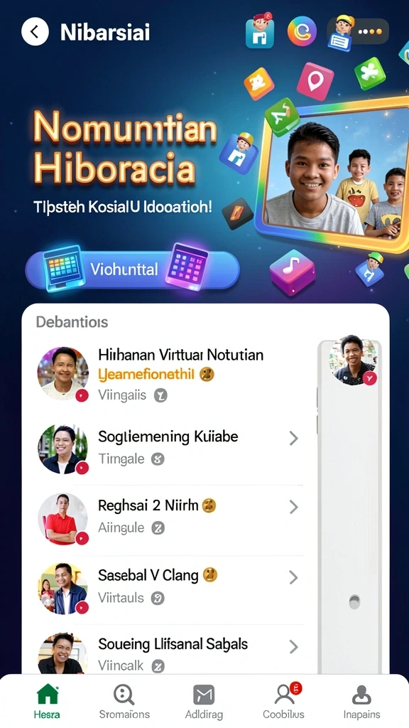 Tampilan antarmuka yang menarik dan user-friendly.