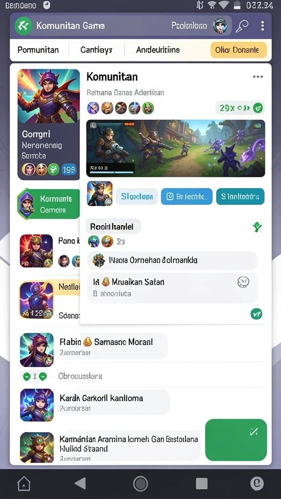 Tampilan dunia yang kaya warna dan detail menawan.