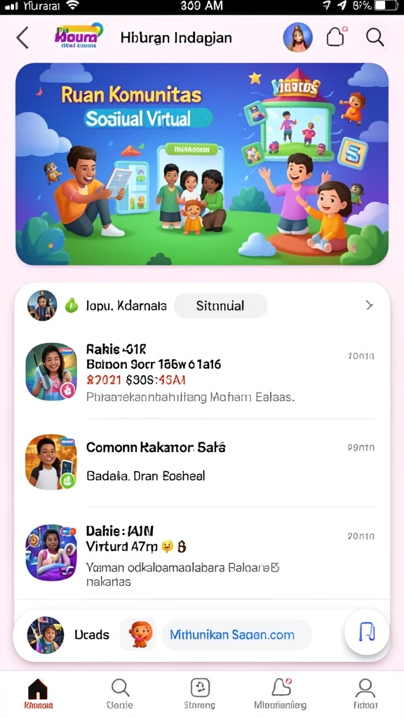 Tampilan antarmuka yang menarik dan mudah digunakan.