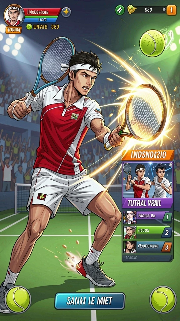 Fitur turnamen dengan hadiah menarik.