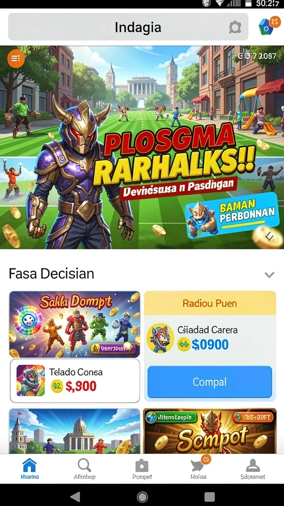 Tampilan antarmuka yang user-friendly dan menarik.