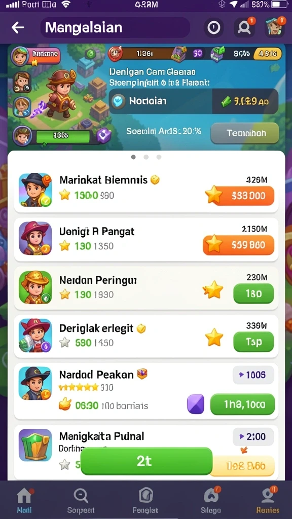 Bersaing dengan teman di mode multiplayer.
