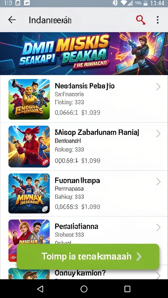 Tampilan antarmuka yang menarik dan mudah digunakan.