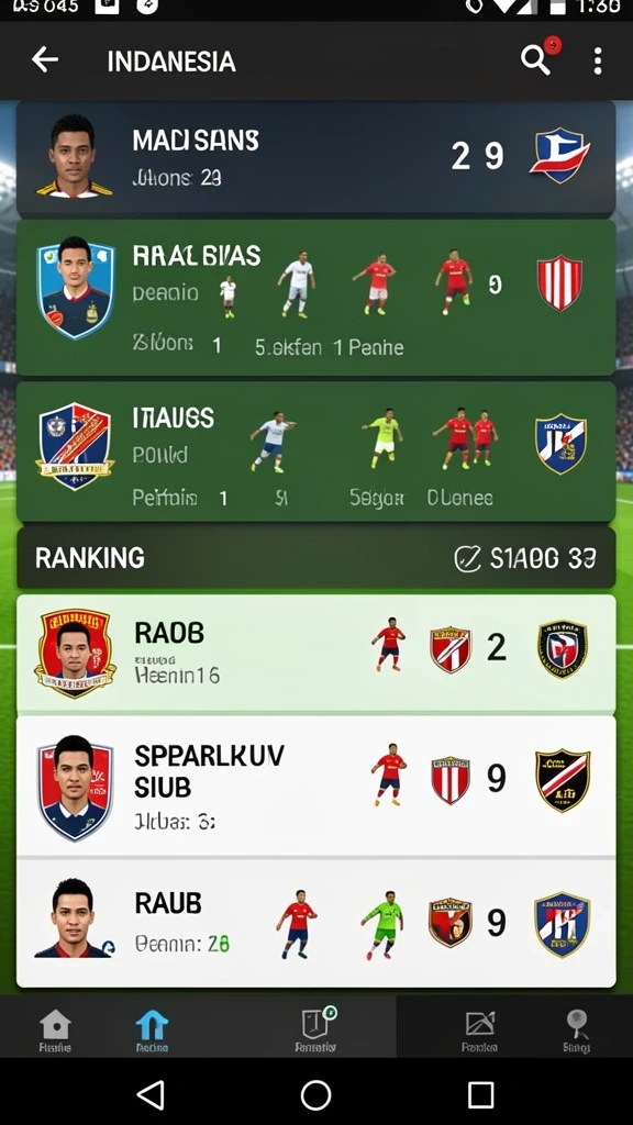 Tampilan menu utama yang sederhana dan menarik.