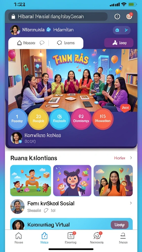 Beragam pilihan permainan yang menarik dan menyenangkan.