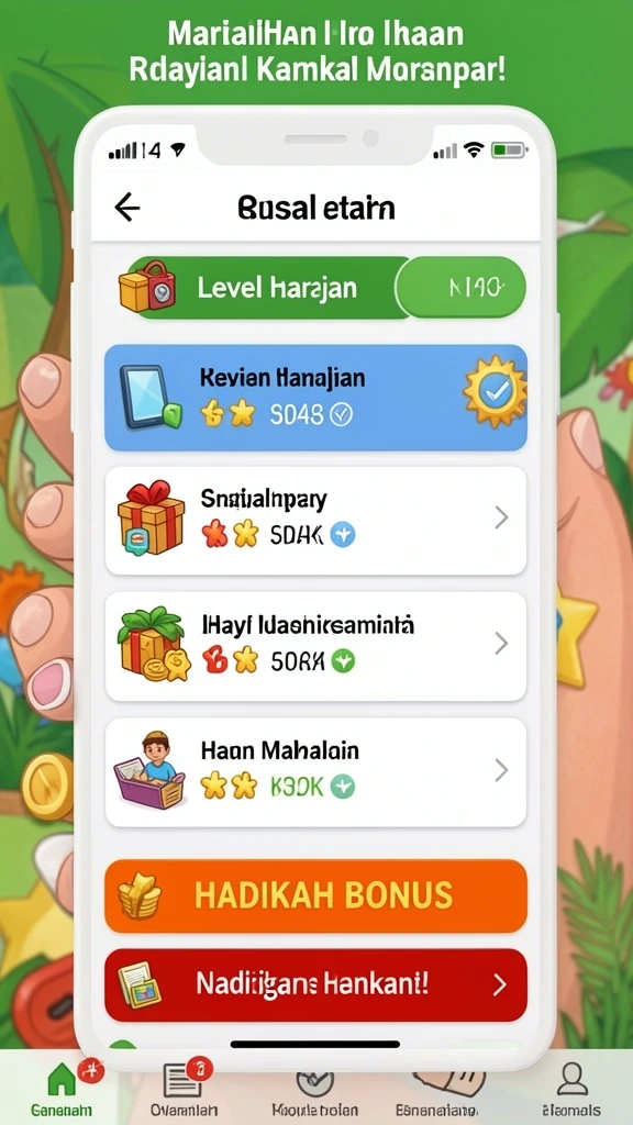 Tampilan antarmuka yang menarik dan mudah digunakan.