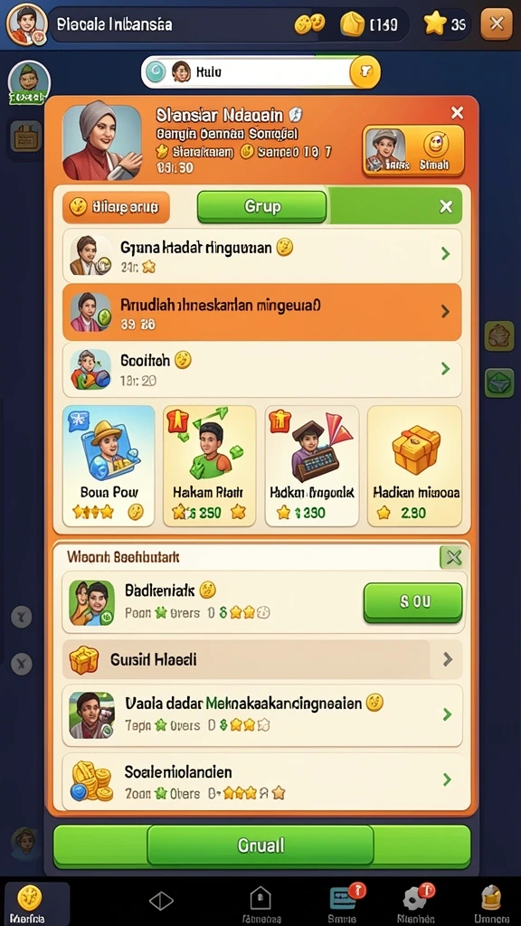 Mode multiplayer yang mendebarkan dan kompetitif.